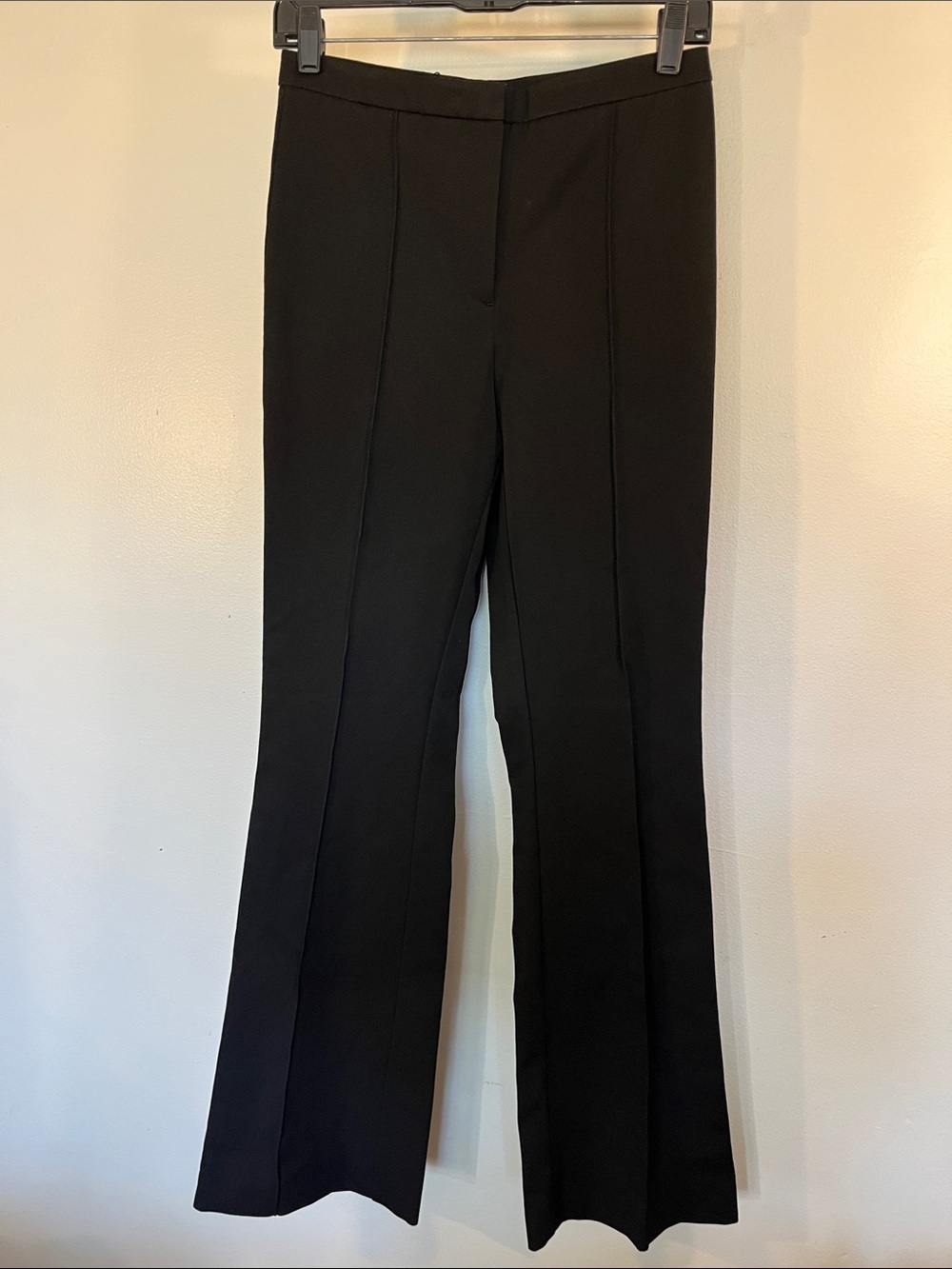 Zara Black Boot-Cut Dress Pants
